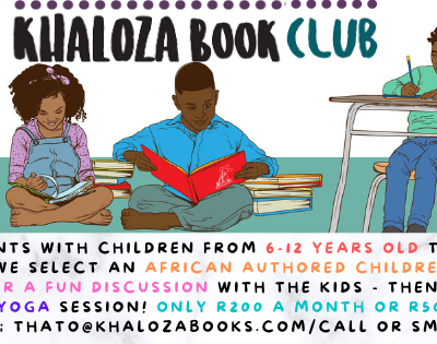 African Kids Virtual Book Club & Yoga (6-12 years) R50 weekly